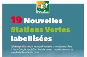 19 nouvelles Stations Vertes labellisées !