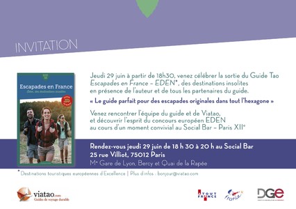 Soirée de lancement du Guide Tao Escapades en France Image 1